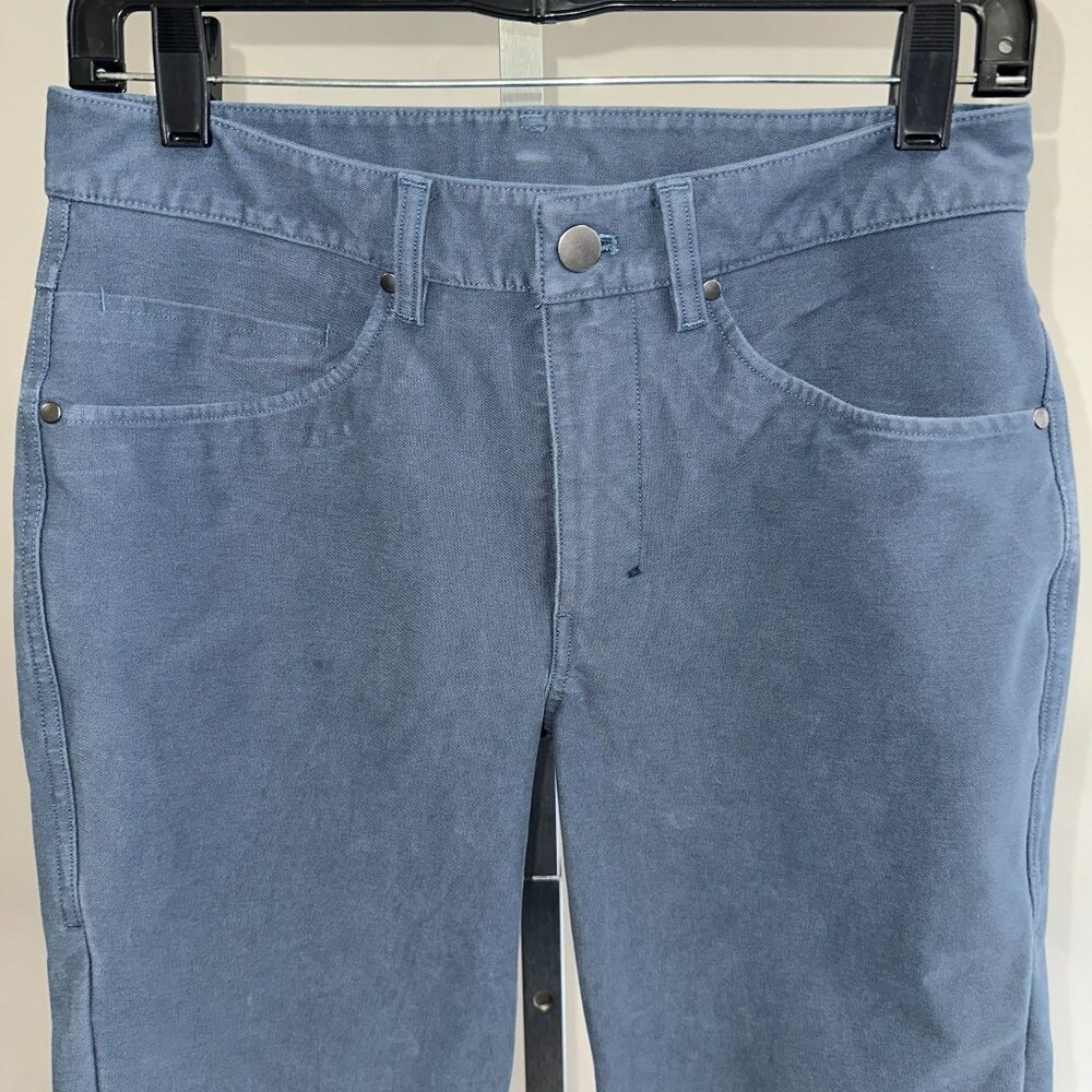 Lululemon ABC Slim Fit Pants Men 28x31 Utilitech Blue Casual Work Golf Trousers - Picture 5 of 5